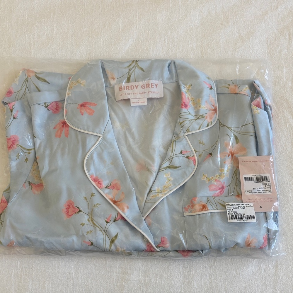 Birdy Grey Pastel Floral Pajama Set